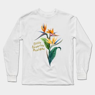 Bird of Paradise Graphic Design Long Sleeve T-Shirt